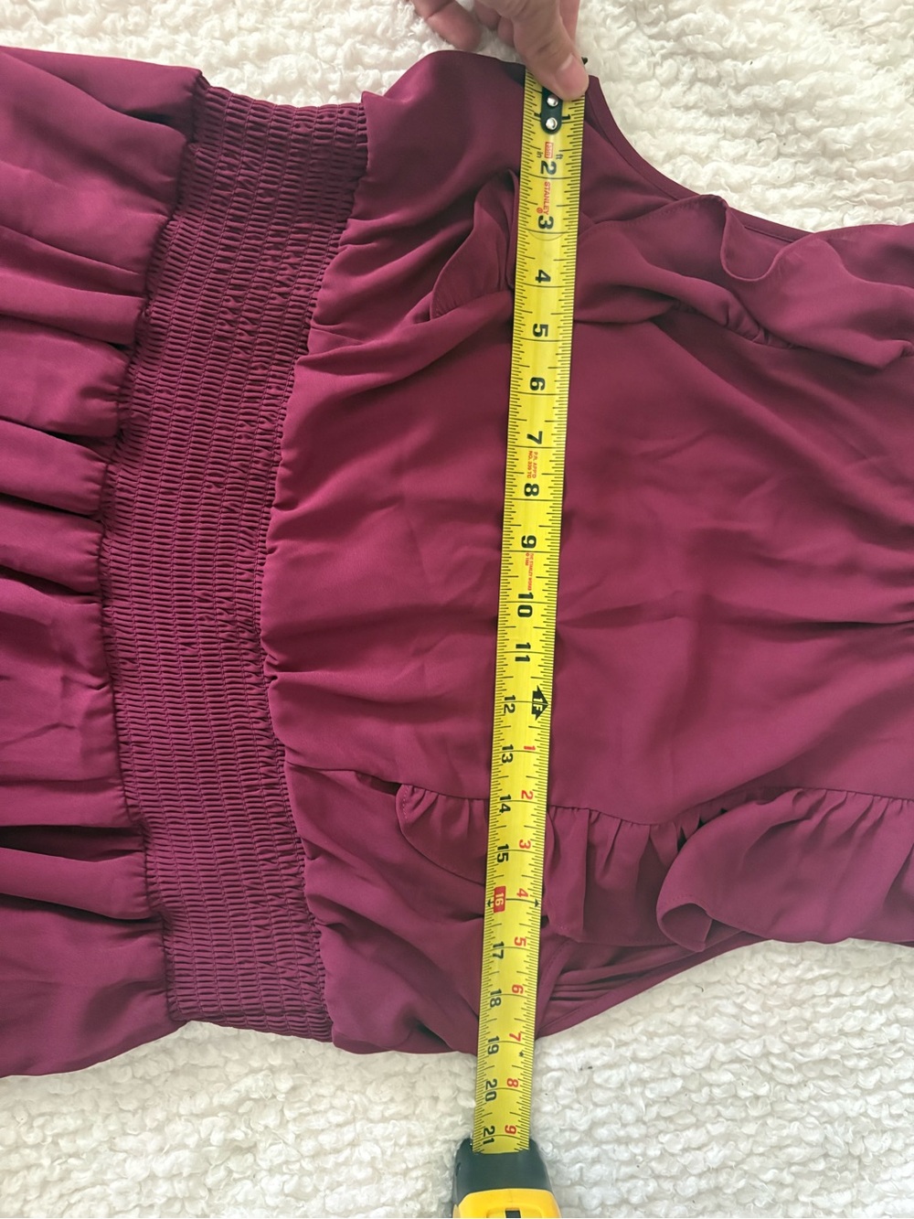 Beautiful Burgundy Dress - Picture 4 of 6